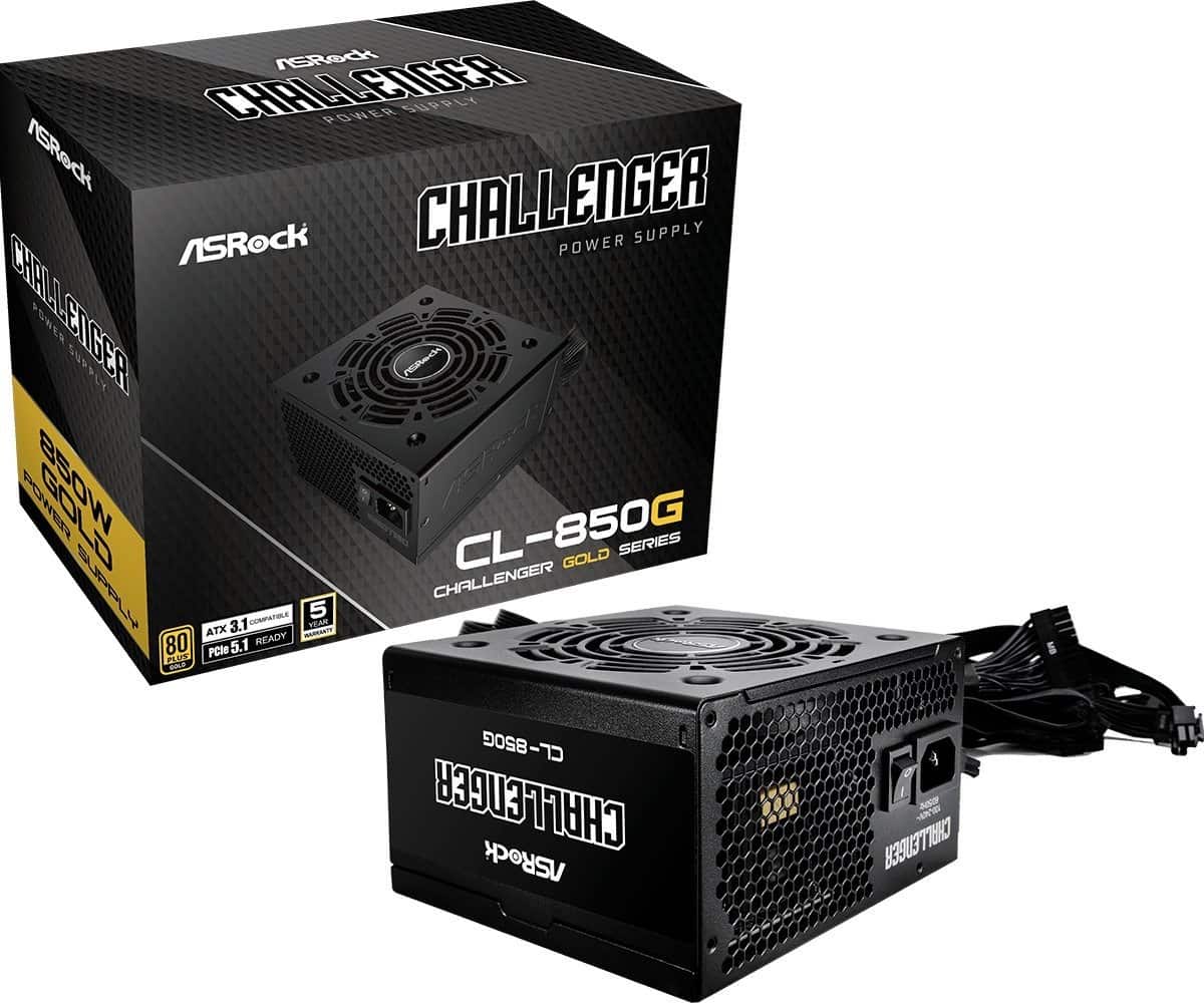 Zasilacz ASRock CHALLENGER 850W 80 Plus Gold — zdjęcie 1 z 5