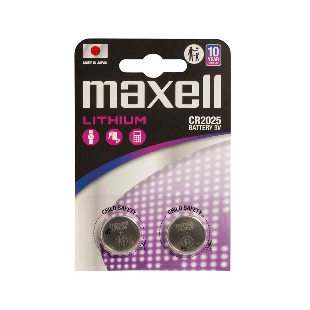 MAXELL Bateria litowa LITHIUM CR2025 2 szt. 3V — zdjęcie 1 z 3