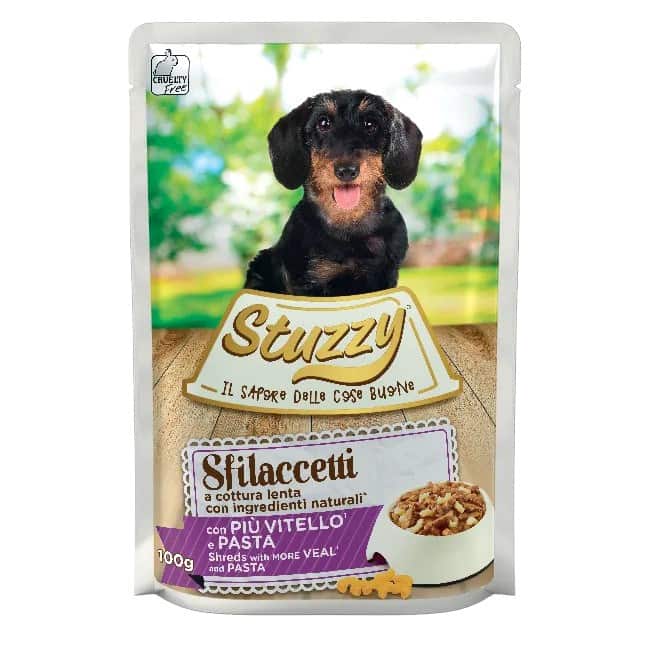 STUZZY SHREDS z VEAL AND PASTA 100g — zdjęcie 1 z 2