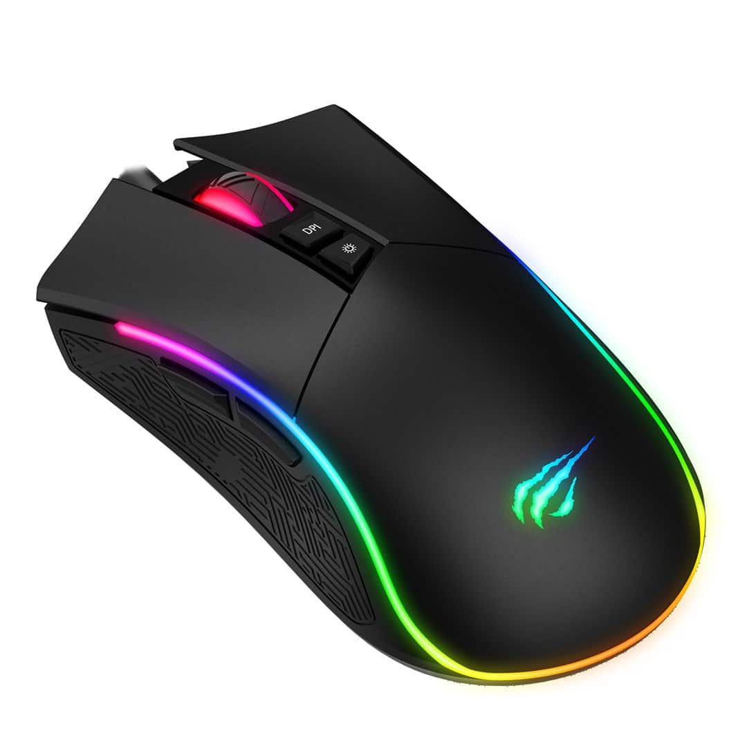 Mysz gamingowa Havit MS1001S (czarno-szary) — zdjęcie 1 z 6