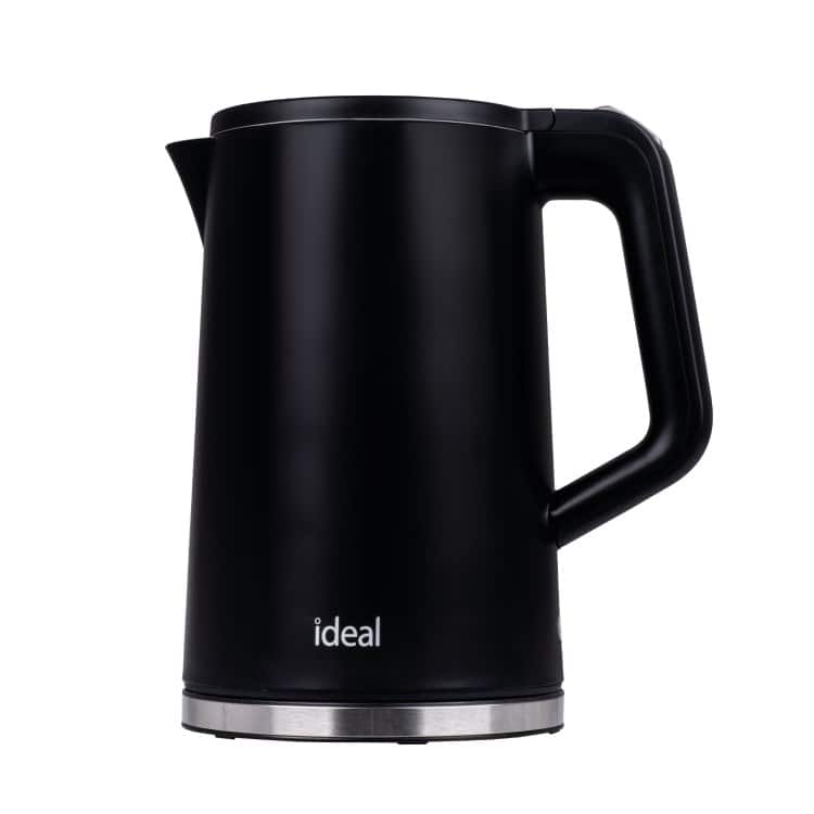 Czajnik elektryczny IDEAL 1,7 l, stal nierdzewna, 1500 W, czarny — zdjęcie 1 z 8