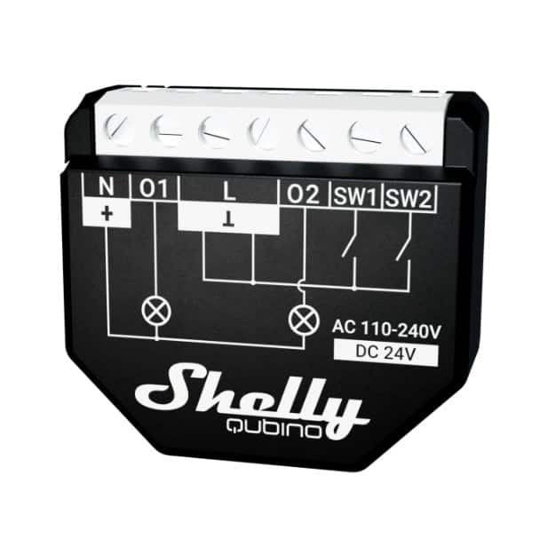 Dwukanałowy sterownik Z-Wave Shelly Qubino Wave 2PM — zdjęcie 1 z 6