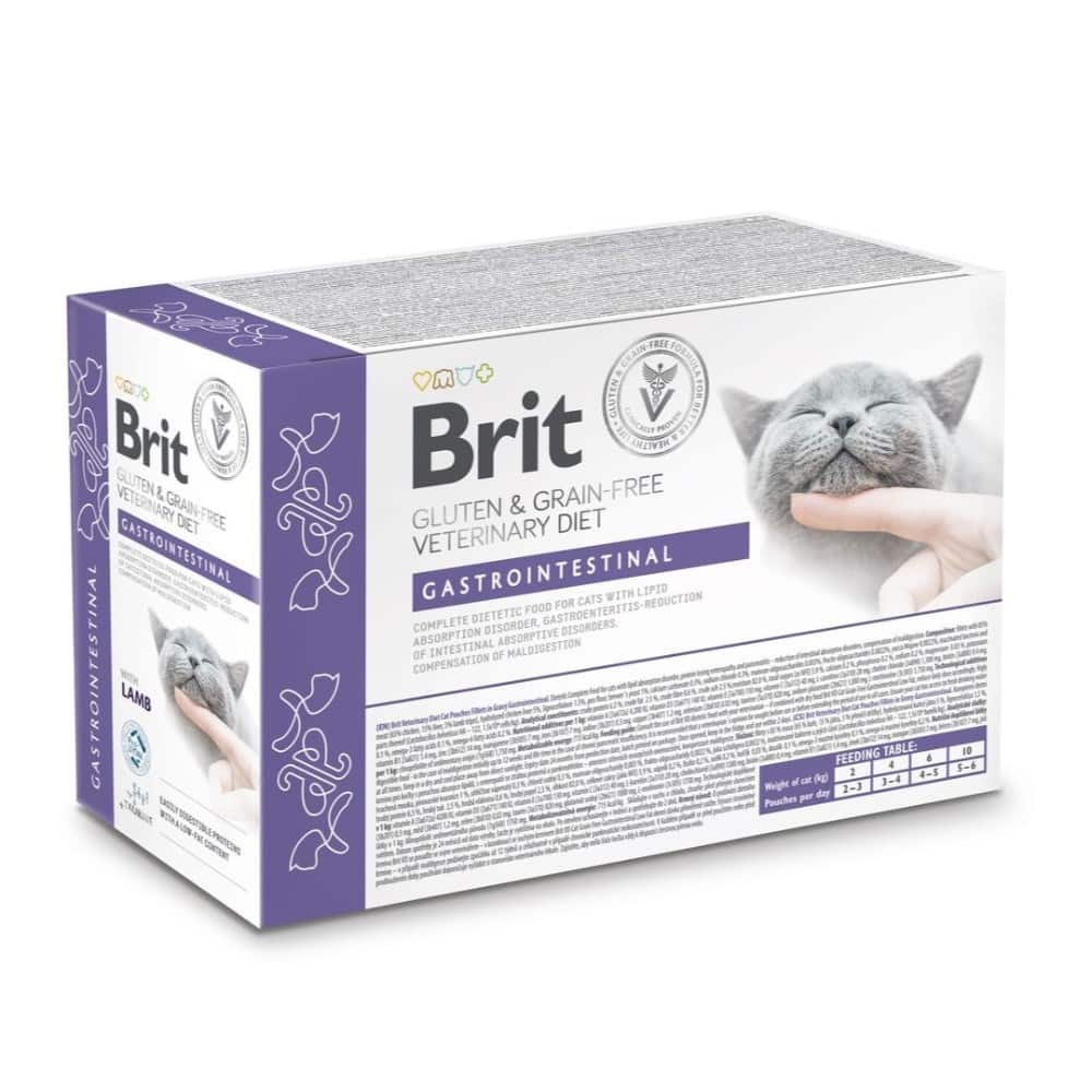 Brit VD Cat Pouch fillets in Gravy Gastrointest 12x85g — zdjęcie 1 z 3