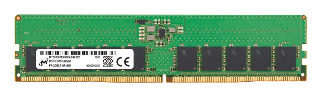 Micron ECC UDIMM DDR5 16GB 5600MHz PC5-44800