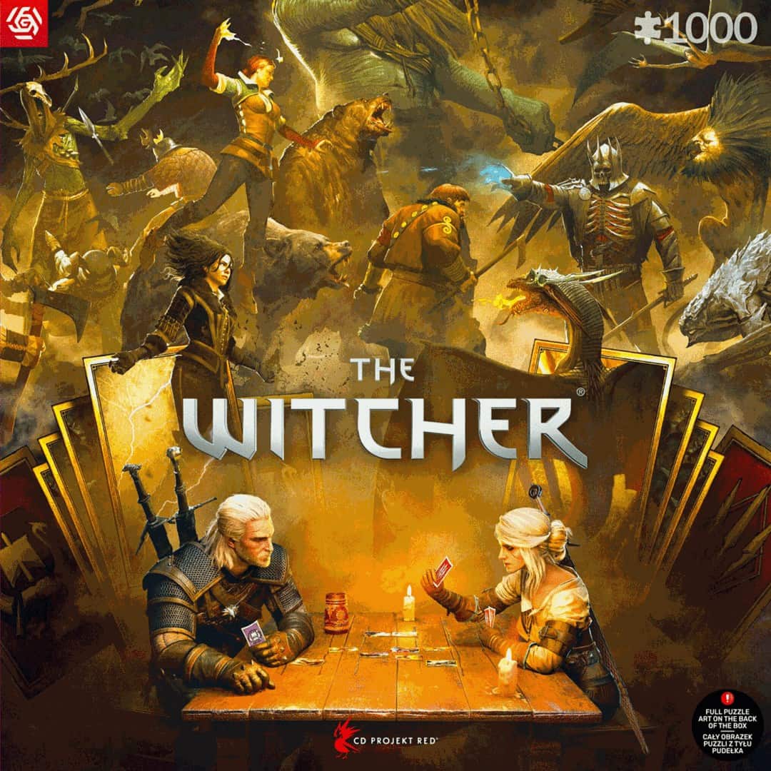 Puzzle Good Loot Gaming Puzzle: The Witcher (Wiedźmin) Playing Gwent 1000 elementów — zdjęcie 1 z 5