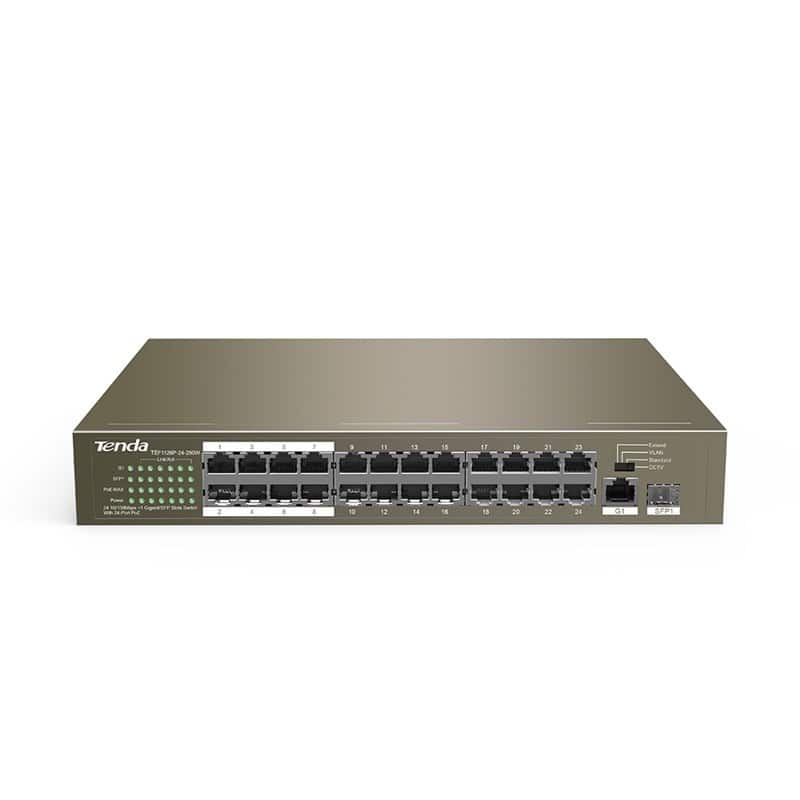 Switch PoE Tenda TEF1126P-24-250W — zdjęcie 1 z 3