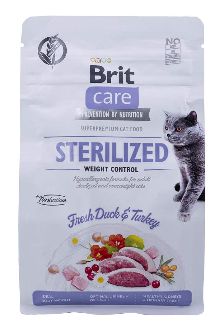 Brit Care Cat Grain-Free Weight Control - sucha karma dla kota - 400 g — zdjęcie 1 z 4