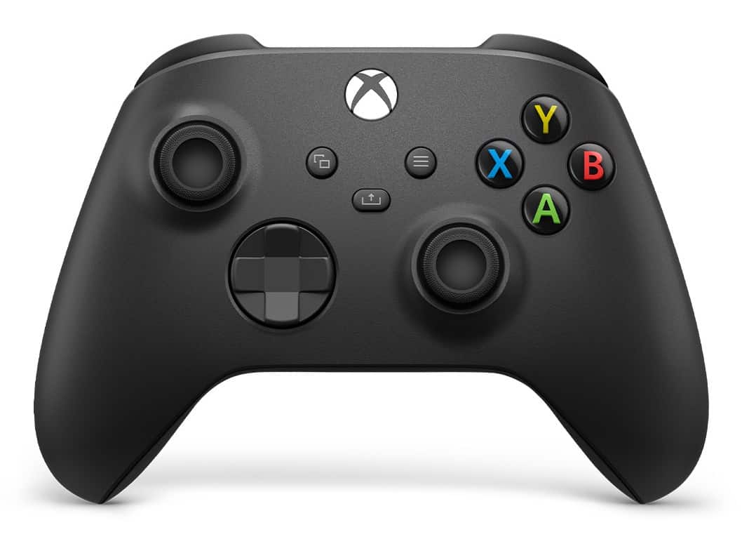 Microsoft Xbox kontroler bezprzewodowy Carbon Black — zdjęcie 1 z 7