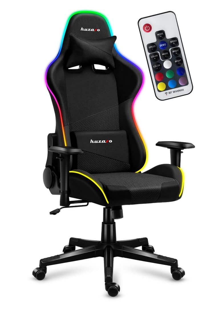 Fotel gamingowy Huzaro Force 6.2 Mesh RGB — zdjęcie 1 z 8