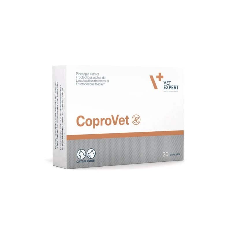 VetExpert CoproVet (30 kaps.) - Stabilizacja Flory Bakteryjnej