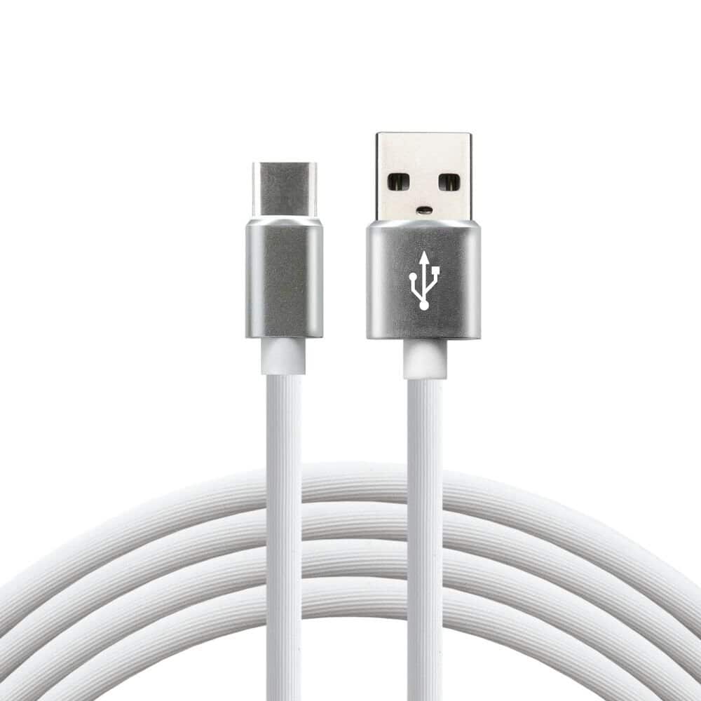 Kabel zasilający everActive CBS-1CW (USB - USB typu C ; 1m; kolor biały) — zdjęcie 1 z 3