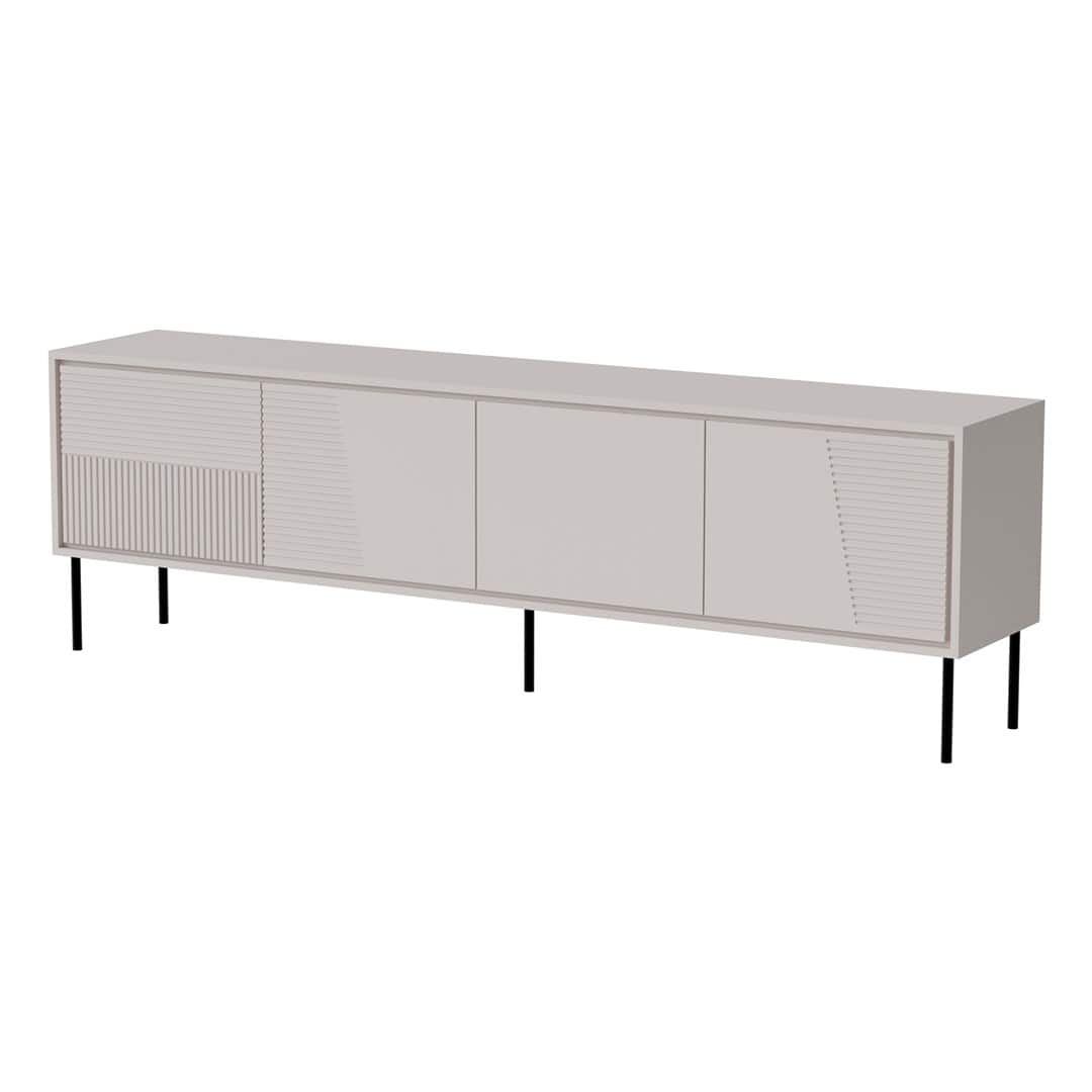 Szafka RTV ABI 4D 200x38x62 kaszmir mat — zdjęcie 1 z 4