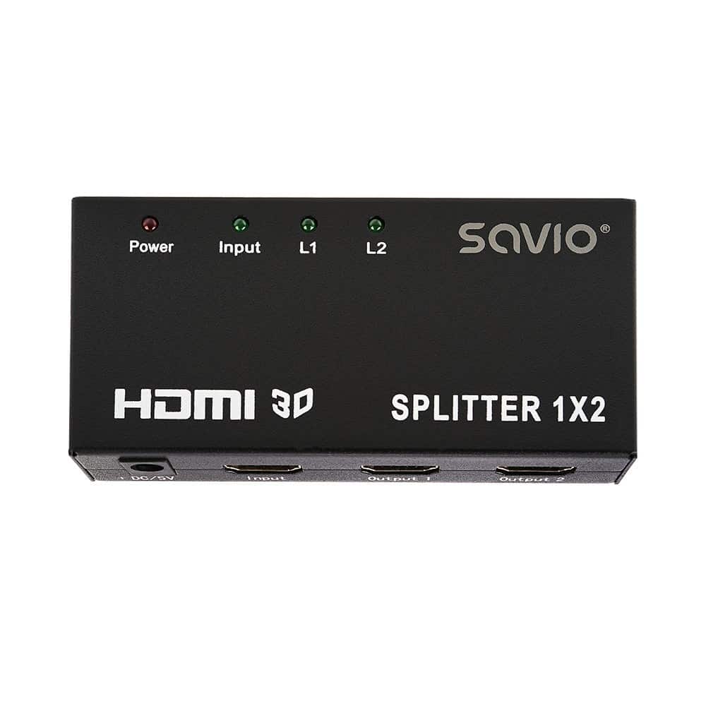 Splitter SAVIO cl-42 (HDMI; 2x HDMI) — zdjęcie 1 z 3
