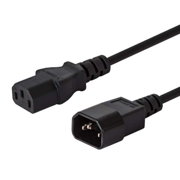 Kabel SAVIO CL-99, 1,2m, czarny, C14-C13