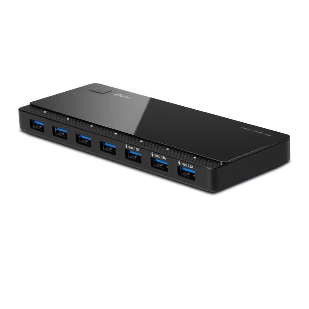 Hub TP-LINK UH700 (7x USB 3.0; kolor czarny) — zdjęcie 1 z 4