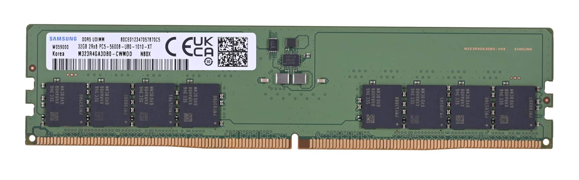 Samsung UDIMM 32GB DDR5 5600MHz PC5-44800 — zdjęcie 1 z 5