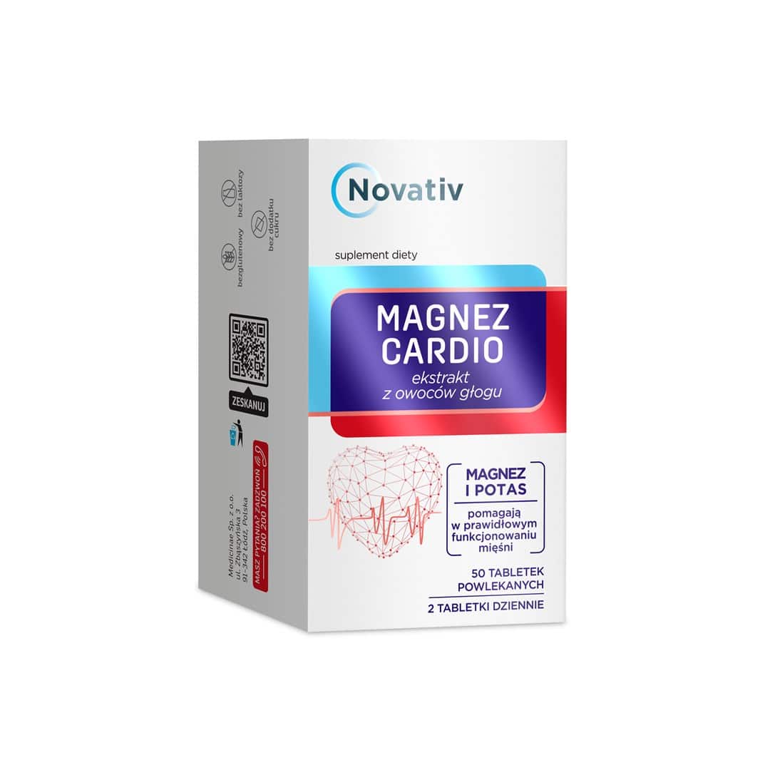 Novativ Magnez Cardio 50tabl. powlekanych — zdjęcie 1 z 3