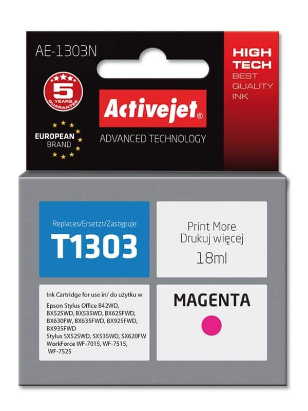 Activejet AE-1303N Tusz 18ml Czerwony
