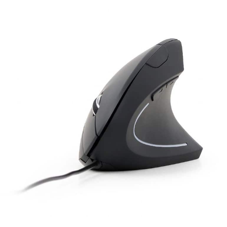 Mysz GEMBIRD MUS-ERGO-01 - Czarna, 3200 DPI — zdjęcie 1 z 7
