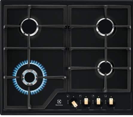Płyta gazowa ELECTROLUX EGS6436RK czarna retro — zdjęcie 1 z 3