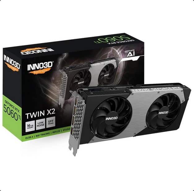Karta graficzna INNO3D RTX 5060 Ti Twin X2 16GB — zdjęcie 1 z 8