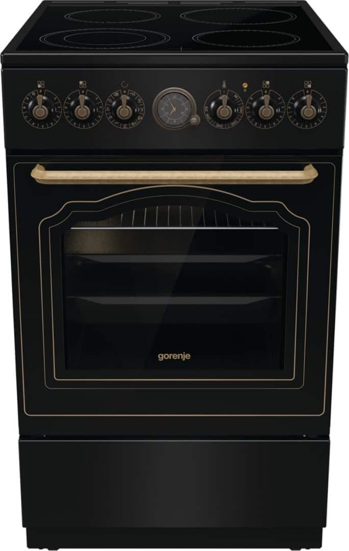 Kuchnia GORENJE GECS5B70CLB - Wolnostojąca, Czarna — zdjęcie 1 z 5