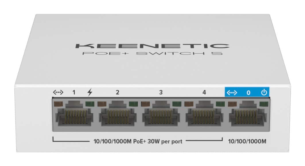 Switch Keenetic PoE Switch 5 KN-4610-01-EU — zdjęcie 1 z 7