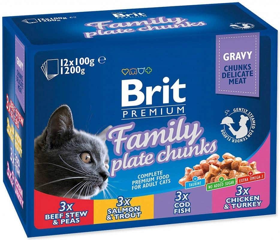 BRIT Cat Pouches Family Plate - 12 x 100g — zdjęcie 1 z 8