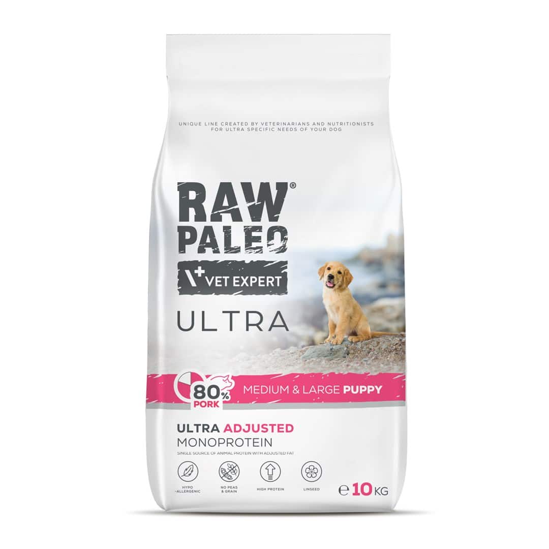 Raw Paleo Ultra Pork Medium&Large Puppy 10kg — zdjęcie 1 z 3