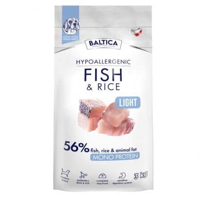 BALTICA NUTRACEUTIC Hypoallergenic Fish & Rice Light M 3kg — zdjęcie 1 z 2