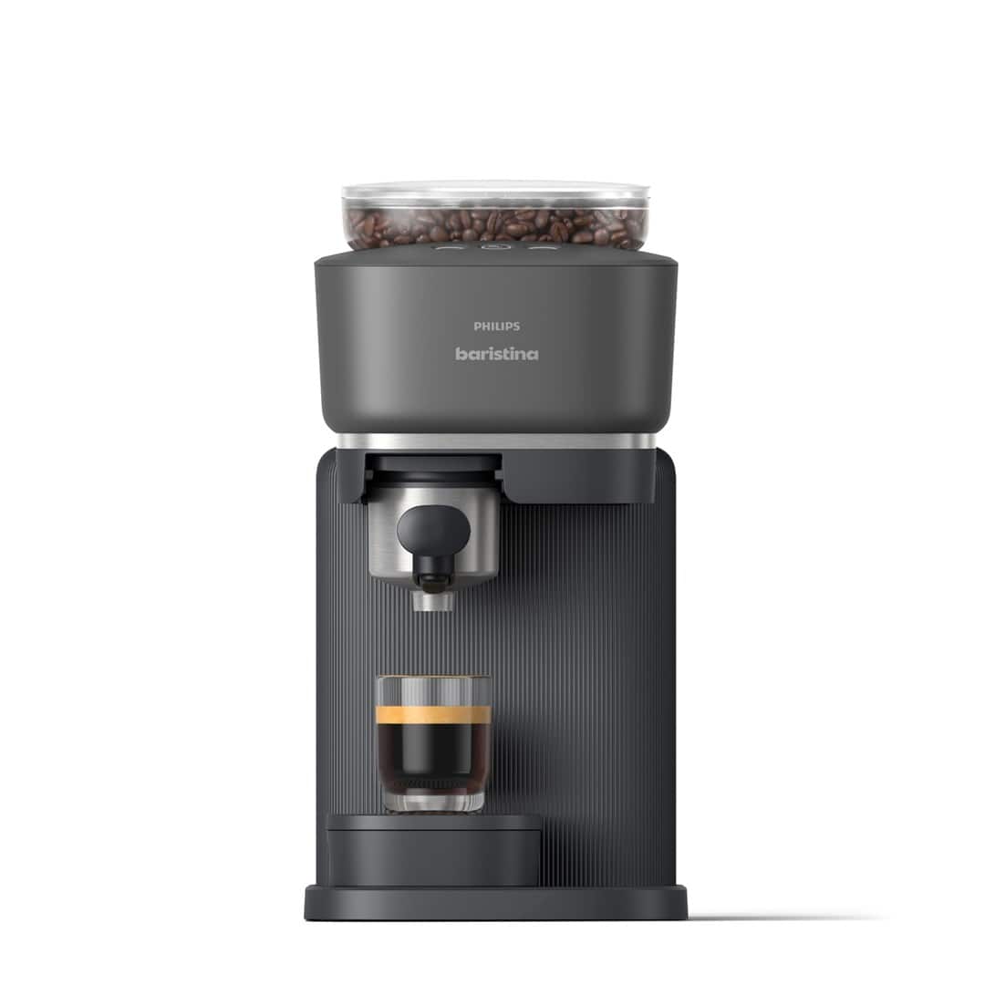 Ekspres kolbowy PHILIPS Baristina BAR300/60 - półautomatyczny, 16 bar, młynek ceramiczny — zdjęcie 1 z 8