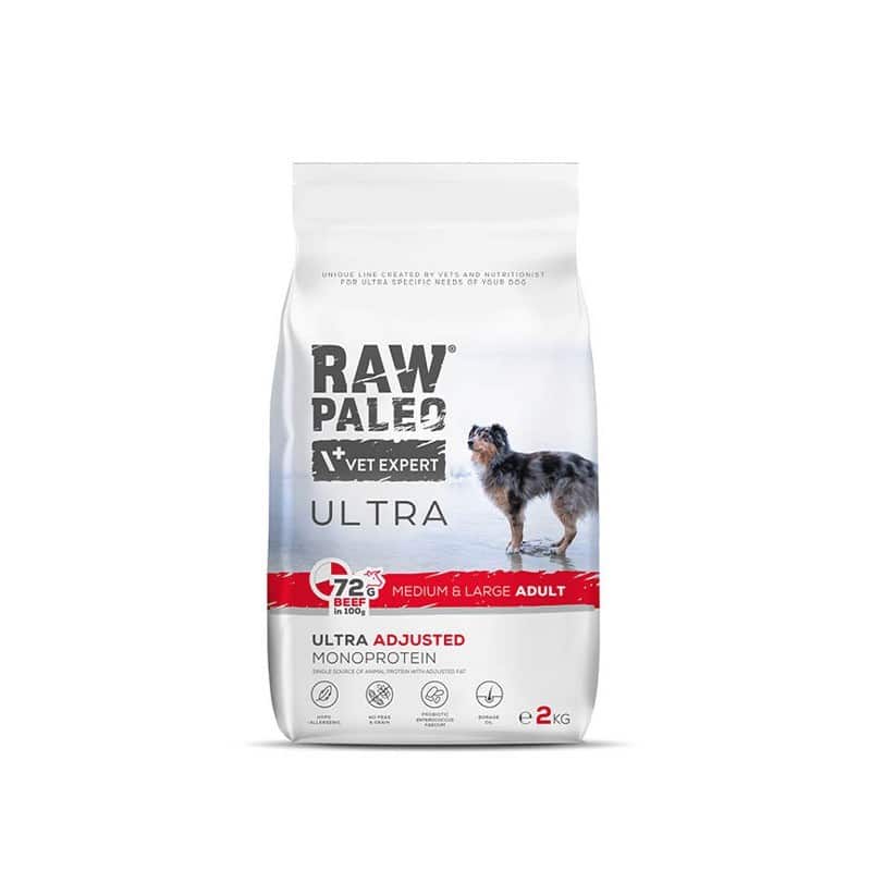 VetExpert Raw Paleo Ultra Wołowina Medium&Large Adult 10kg — zdjęcie 1 z 7