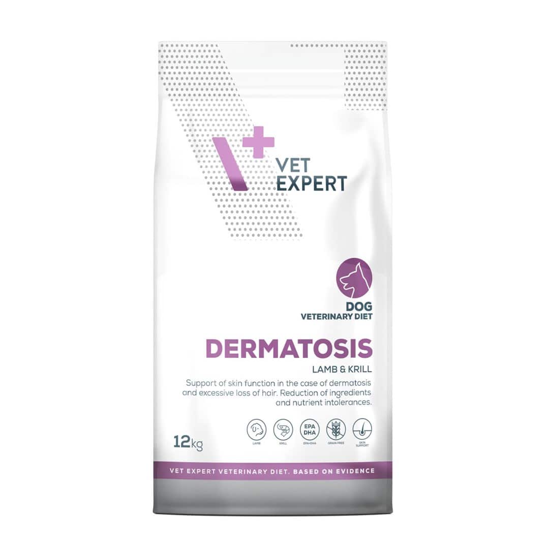 VetExpert Veterinary Diet Dermatosis dog Lamb&Krill 12kg — zdjęcie 1 z 3