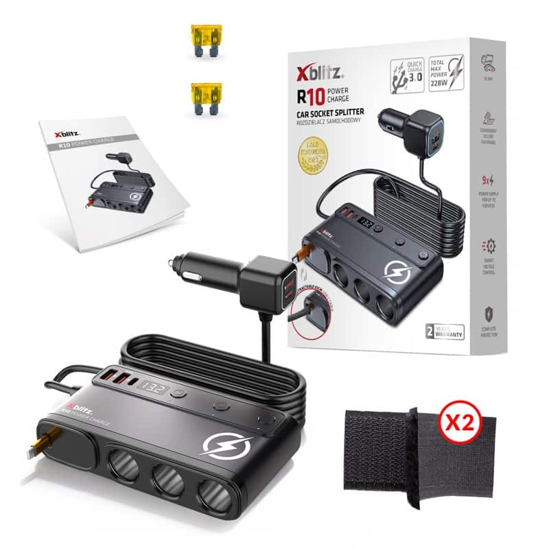 XBLITZ ROZDZIELACZ SAMOCHODOWY R10 — zdjęcie 1 z 4