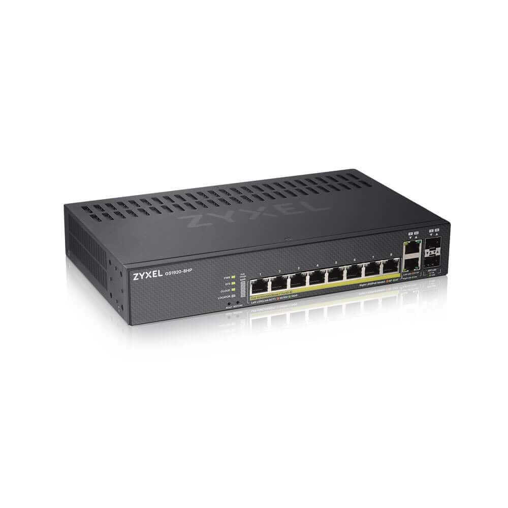 Switch Zyxel GS1920-8HP 10p PoE 130W Zarządzany — zdjęcie 1 z 4