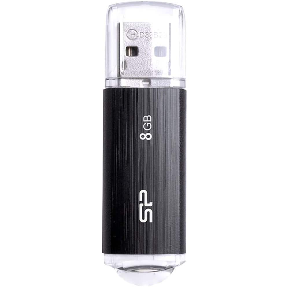 Pendrive Silicon Power Ultima U02 8GB USB 2.0 kolor czarny (SP008GBUF2U02V1K) — zdjęcie 1 z 2
