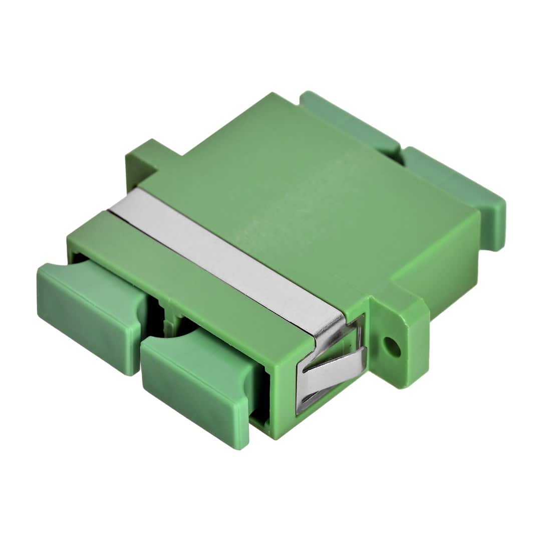 Alantec Adapter światłowodowy jednomodowy SM SC/APC duplex (FOA-SCA-SMD) — zdjęcie 1 z 2