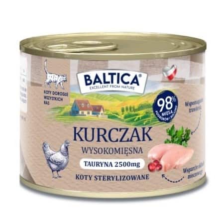 BALTICA SMAKI REGIONÓW Kot dorosły Kurczak 185g 185g
