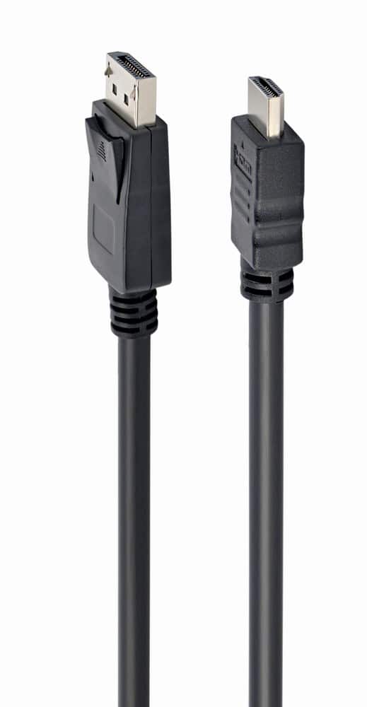 Kabel GEMBIRD CC-DP-HDMI-3M ( DisplayPort M - HDMI M -; 3m; kolor czarny) — zdjęcie 1 z 4