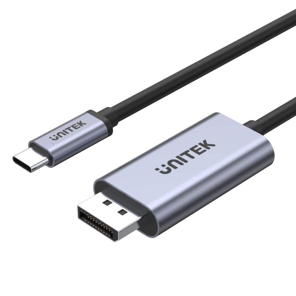 UNITEK ADAPTER USB-C - DP 1.2 4K@60HZ,1,8M, V1409A — zdjęcie 1 z 4