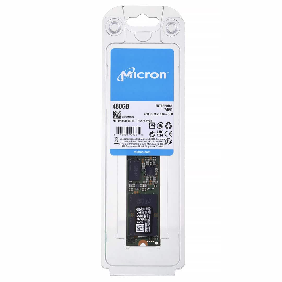 Dysk SSD Micron 7450 PRO 480GB M.2 NVMe Gen4 — zdjęcie 1 z 4