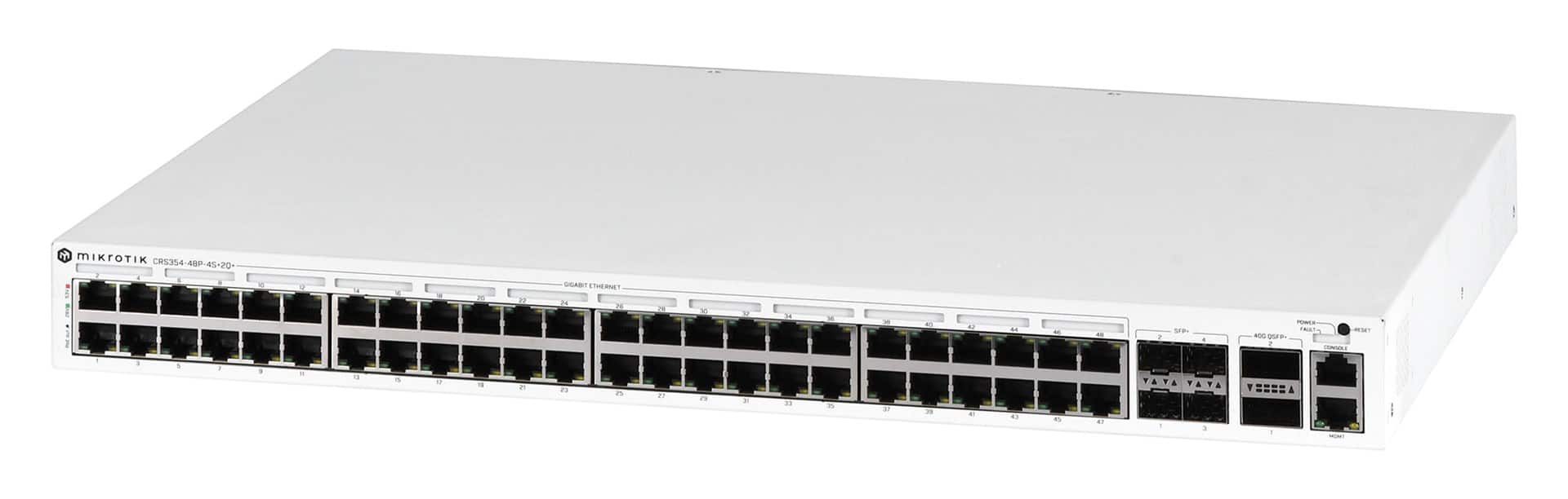 Switch Mikrotik CRS354-48P-4S+2Q+RM 53p PoE 700W — zdjęcie 1 z 8