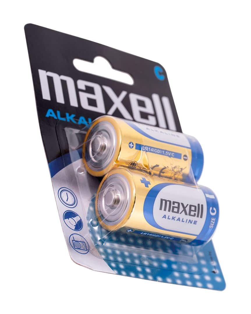 MAXELL Bateria alkaliczna LR14, 2 szt. — zdjęcie 1 z 4