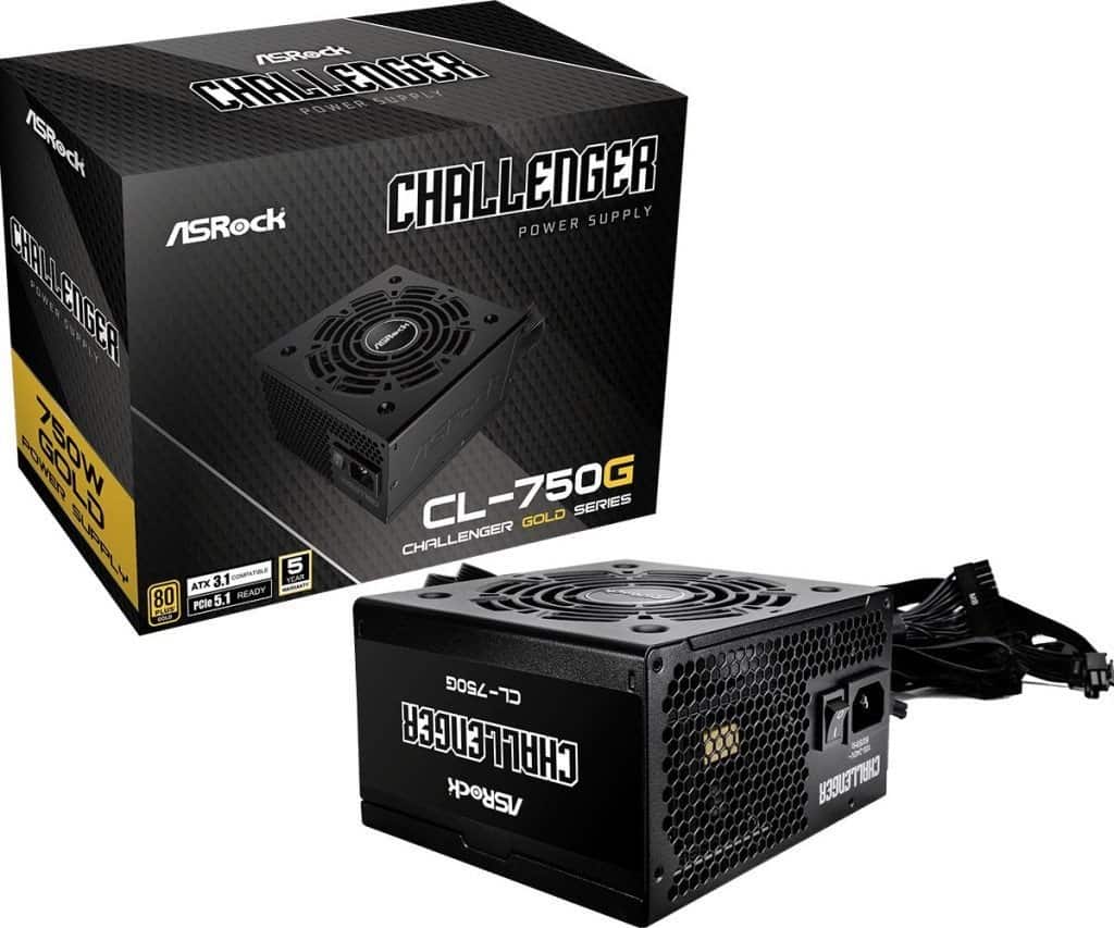 Zasilacz ASRock CHALLENGER 750W 80 Plus Gold — zdjęcie 1 z 4