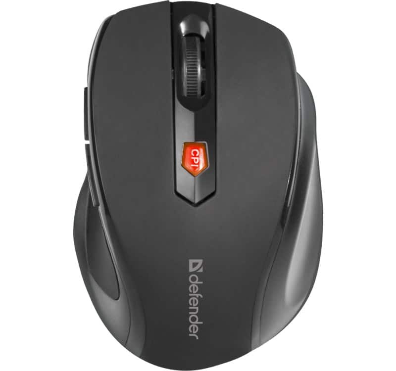 DEFENDER MYSZ ULTRA MM-315 RF CZARNA 1600DPI — zdjęcie 1 z 4