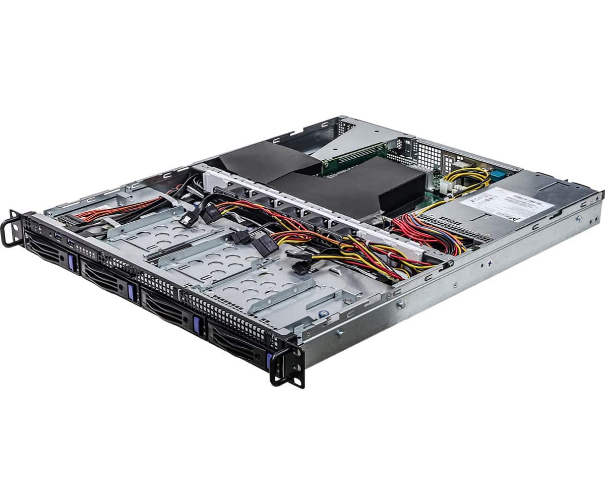 Platforma ASRock Rack 1U AMD Ryzen 4xLFF 2xGbE — zdjęcie 1 z 5