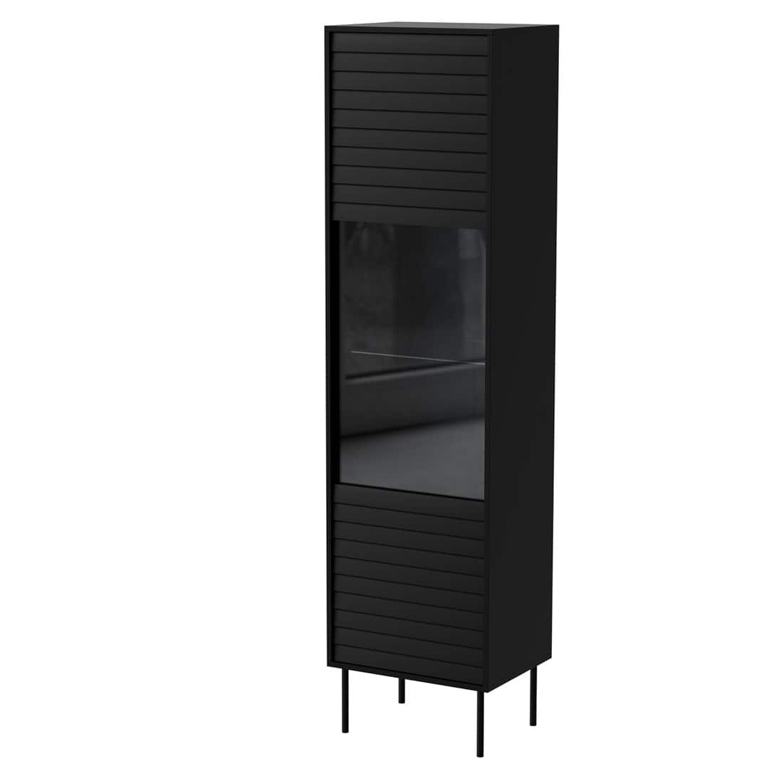 Witryna CORTINA 53x40x182 czarny — zdjęcie 1 z 4