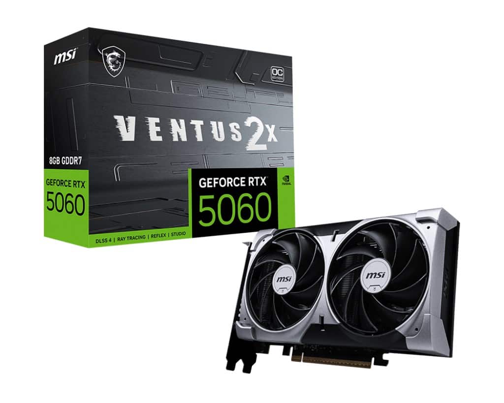 Karta graficzna MSI RTX 5060 8G VENTUS 2X OC — zdjęcie 1 z 5