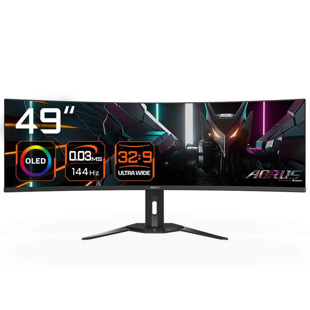 MONITOR GIGABYTE AORUS OLED 49" CO49DQ 144Hz — zdjęcie 1 z 8