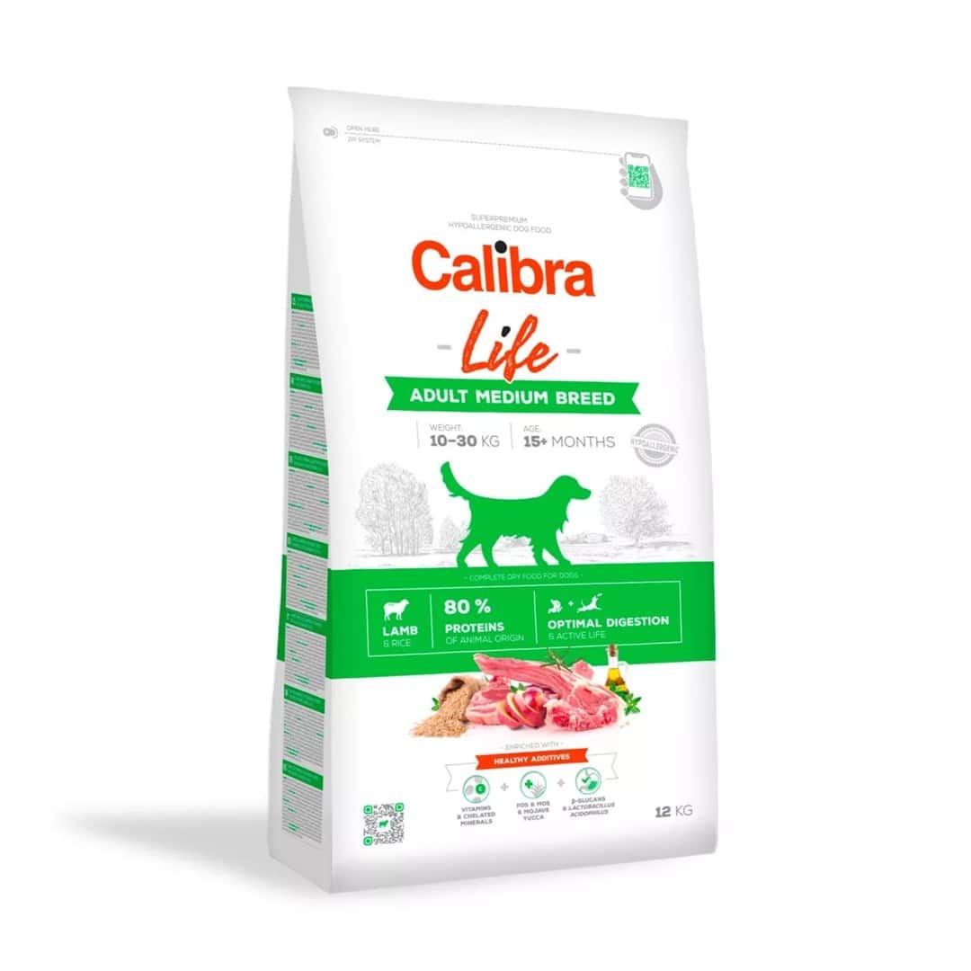 CALIBRA LIFE Adult Medium Breed Lamb - 12 kg